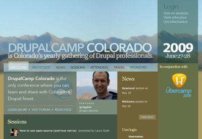 Drupalcamp Colorado Screenshot